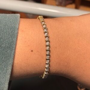 14K Diamond Tennis Bracelet
